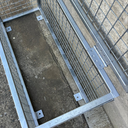 Fixings for meter cage